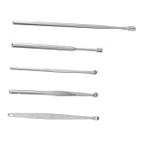 Healeved 5 Stück Teiliges Edelstahl Ohrenschmalzentferner Doppelseitig...