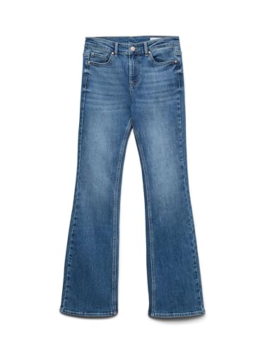 VERO MODA Female Ausgestellt VMFLASH Mid Rise Ausgestellt Jeans – Ansicht 1