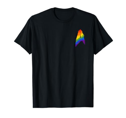 Star Trek Discovery Rainbow Paint Badge T-Shirt