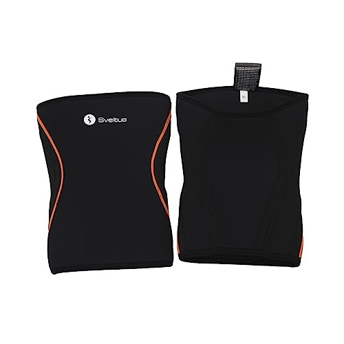 Genouillère Sveltus genou sensible adulte unisexe noir taille XL