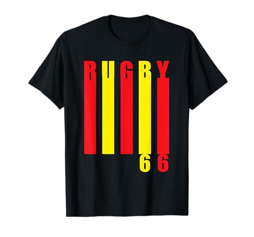Rugby 66 Rugby Club Perpignan - Sangre catalana y amarillo Camiseta