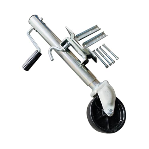 Cric de remorque de bateau pivotant 540 kg avec roue de 15 cm