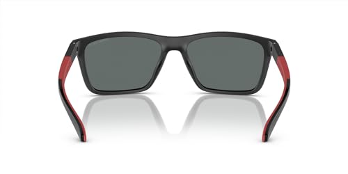 ARNETTE Man Sunglasses Black Frame, Dark Grey Polarized Lenses, 58MM4