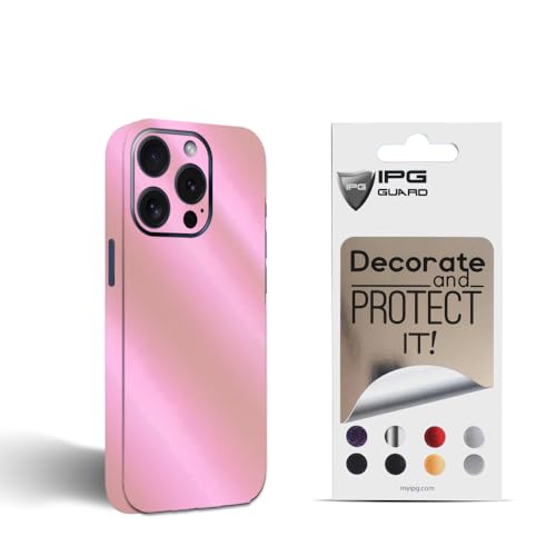 Protection iPhone 15 Pro carbone rose contre les rayures