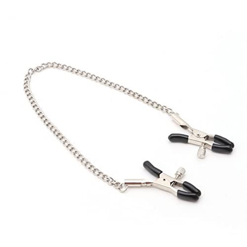 Erun Nipple Clips Clamps And Nipple Suckers Adjustable Pressure Breast Clamps For Women/Men Stainless Steel Non Piercing Nipple Rings Decorative Clip For Pleasure Toys #TOP2