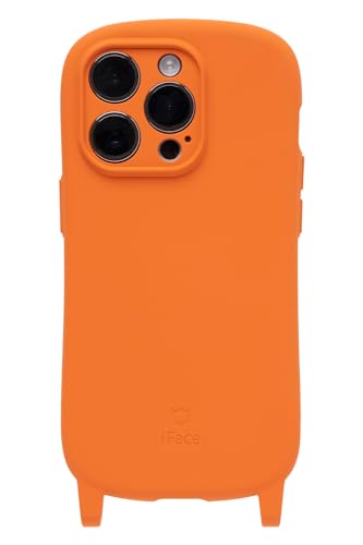 iFace Hang and iPhone 14 Pro ケース シリコンハード (オレンジ)【アイフェイス アイフォン14プロ カバー スマホケース ストラップホール付き 】
