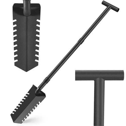 40' Metal Detecting Shovel Digging Tool, T-Handle Metal...