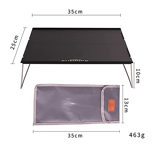 Table de camping pliable extérieure pour randonnée et voyage