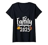 Photo Gallery donna equipaggio del ringraziamento della famiglia 2025 corrispondenza autunno autunno maglietta con collo a v Photo Gallery donna equipaggio del ringraziamento della famiglia 2025 corrispondenza autunno autunno maglietta con collo a v