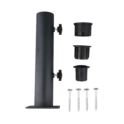 Soporte para paraguas al aire libre con perilla de seguridad y adaptadores de 48/38/32 mm 2