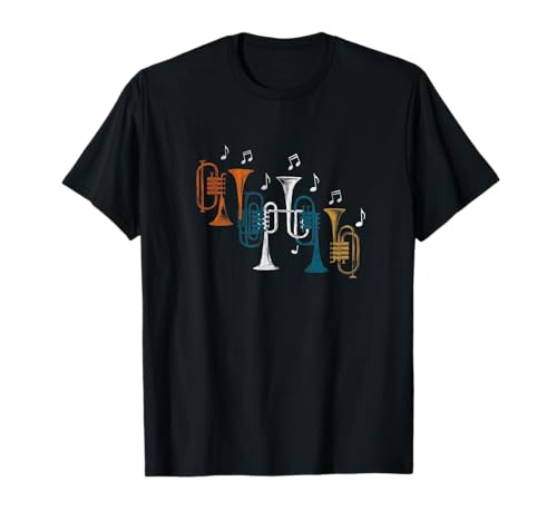 Jazz Funk & Soul - Retro Trumpets T-Shirt