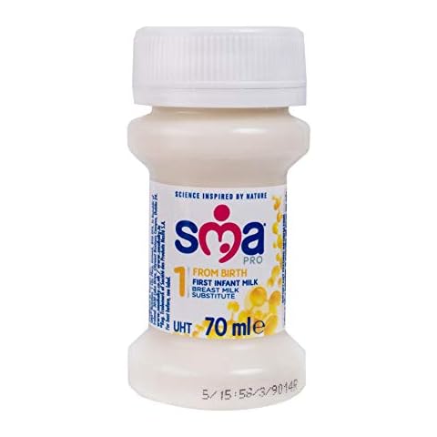 SMA PRO First Infant Milk, Ready-to-Feed, 70ml Bottles, Box of 32 Cover