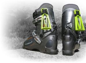 Ski and Poles Holder, Red, Pair – Quick and Easy to Use both for Experts and Beginners