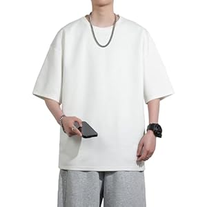 [FLYSKY] 夏服 メンズ tシャツ スエード 半袖 大きいサイズ 無地 五分袖 速乾性 柔らかい" 