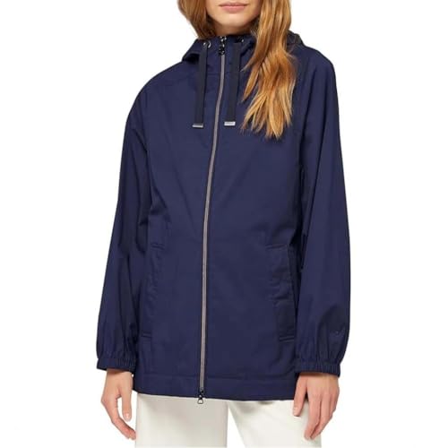 Geox W Ischia Parka Veste Femme manteau de mi-saison léger imperméable coupe ajustée