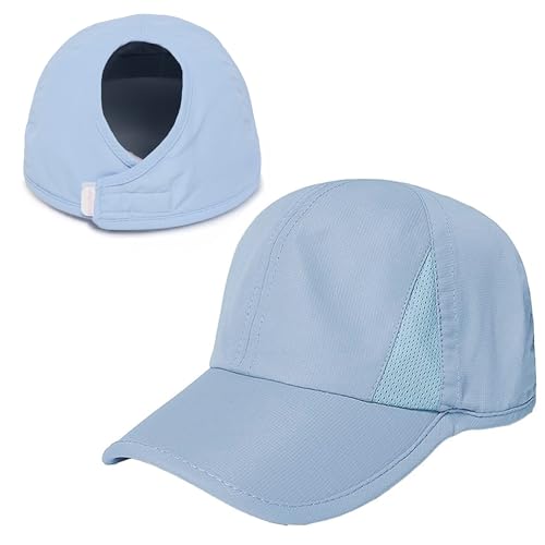 Image of Ponyflo Womens Active Open Back Ponytail Baseball Cap