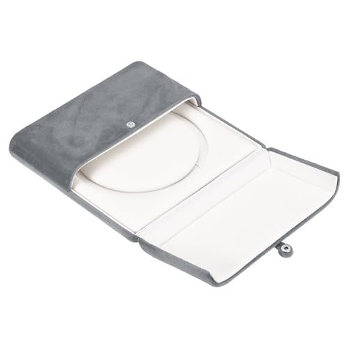 Boîte en velours extensible pour collier anti-nœud et grand rangement