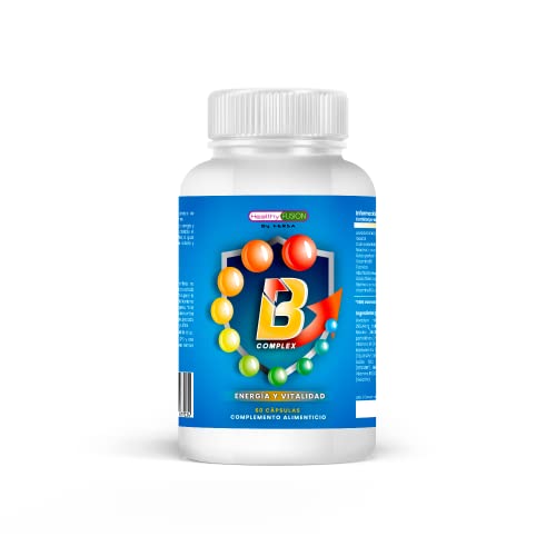 Potente Complejo Vitamina B | Vitaminas Esenciales del Grupo B | Vitamina B6, B2, B12, B7, B9, B5 |...