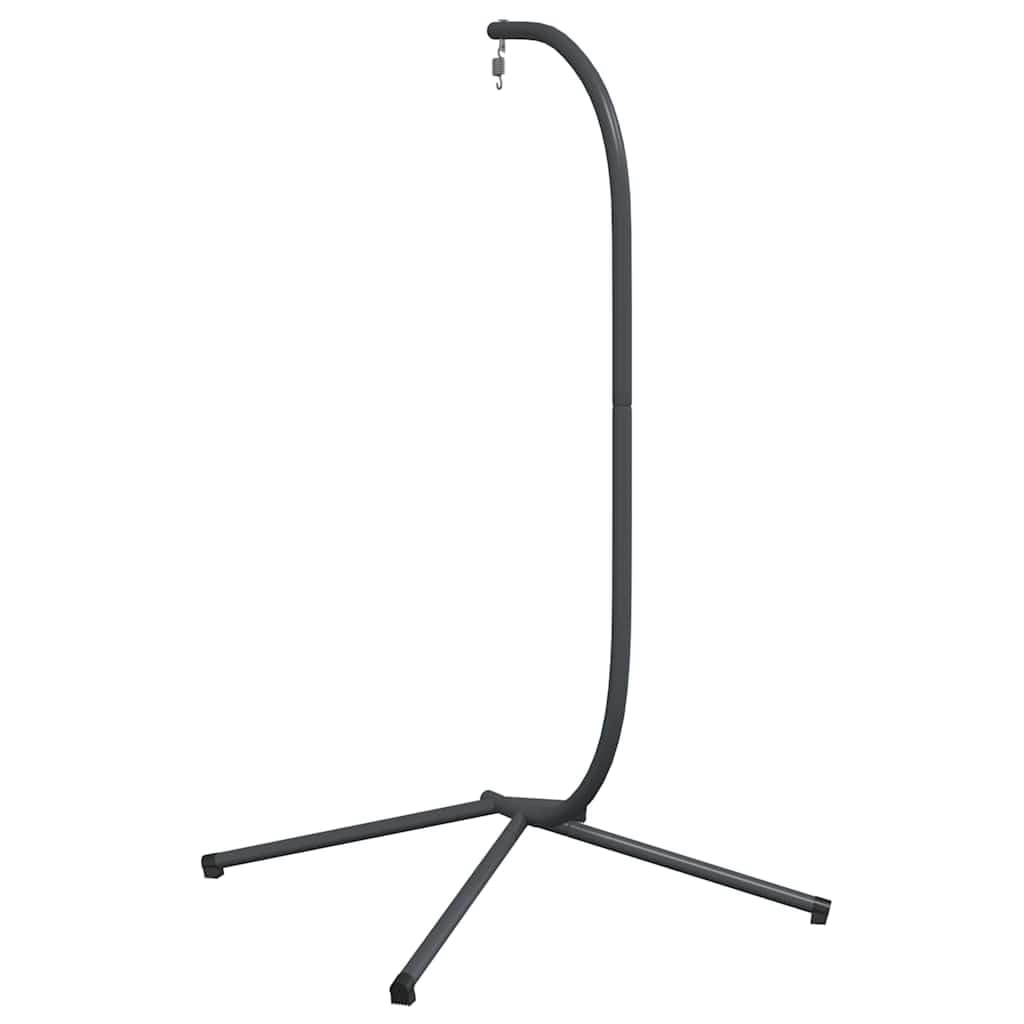 vidaXL Silla Colgante Tipo Huevo sin Cesta, Acero Antracita