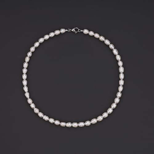 COAI Freshwater Pearl Necklace for Women 16\"