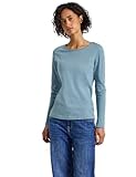 Street One 3228387 Maglia Basic a Maniche, Blu ghiacciaio, 48 Donna