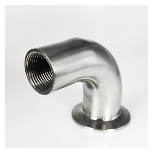 Coude à 90 degrés DN20 fileté femelle avec ferrule Tri Clamp 50.5mm