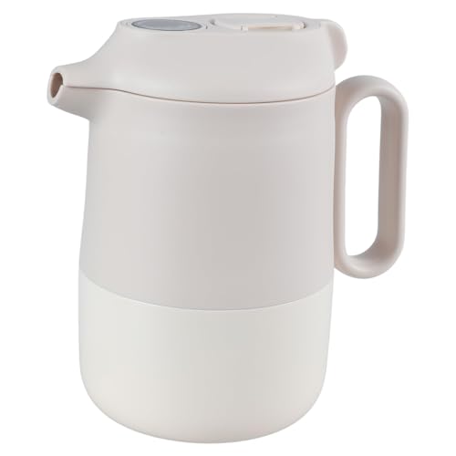 Hervidor eléctrico sin cable de acero inoxidable 1.6L blanco miniatura 1