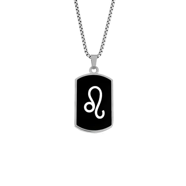 Aura Waves Zodiac Charm Necklace – Zodiac Sign Pendant for Men | ...