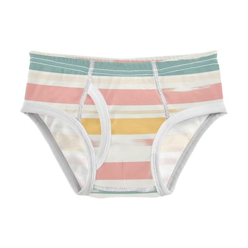 KLL Horizontal Stripes Baby Boys Cotton Underwear Briefs Breathable Undies