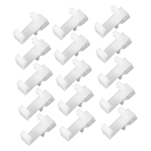 Cabilock 20pcs Plastic Blind Clips for Horizontal Window Blinds Valance Holder Retainer Accessories Easy Installation Design for Light Blocking and Enhanced Privacy