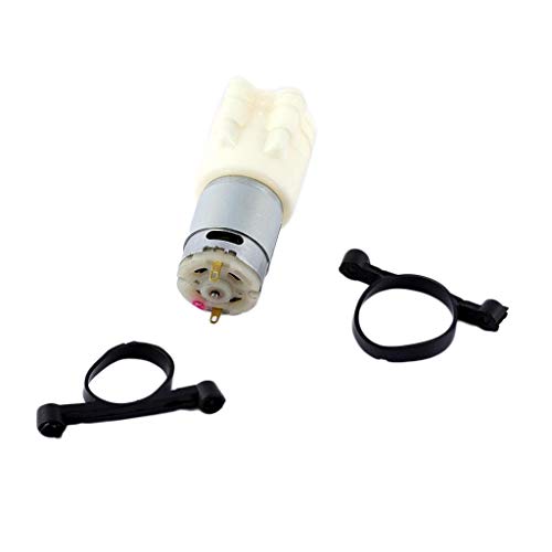 Preisvergleich Produktbild Mini Pumpe Wasserpumpe Membranpumpe Frischwasserpumpe für Tee Maschine Fischbehälter Aquarium, Farbe: Schwarz