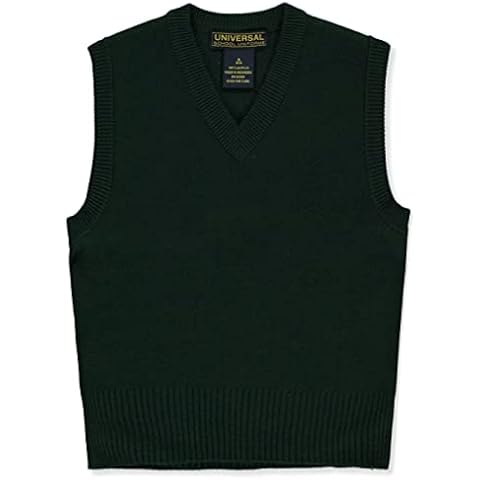 Universal Boys' Knitted Vest - hunter green, 4 Cover