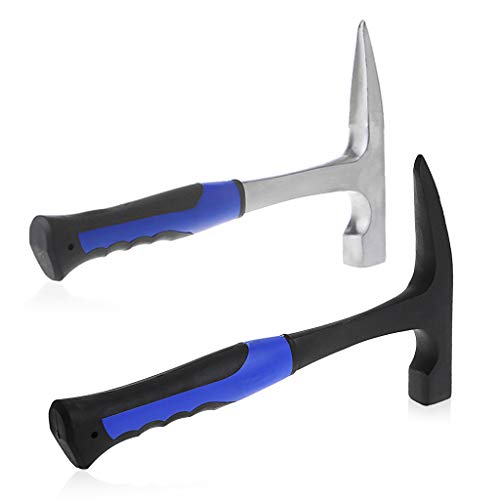 Preisvergleich Produktbild Rock Pick mit flacher Spitze, stoßdämpfender Griff, geologischer Stratigrafischer Hammer