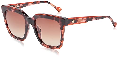 Yalea Gafas De Sol, Shiny Pink Brown Vintage Havana, 53 19 135 Para Mujer Yalea Gafas De Sol, Shiny Pink Brown Vintage Havana, 53 19 135 Para Mujer