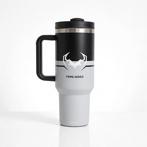DIABLO Tazza Termica 1200 ml Acciaio Inox con Cannuccia e Manico Tazza Termica Caffè Isolante con Coperchio 3 in 1 Termos Grande per Bevande Calde e Fredde