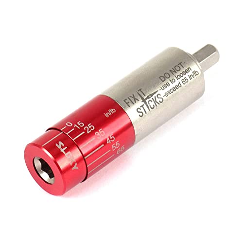 Fix It Sticks 15-65 Inch Lbs All-In-One Torque Driver Kit With Locking Ratcheting T-Way Wrench (Fismutk+Fiis-Tway-Lock) #TOP5