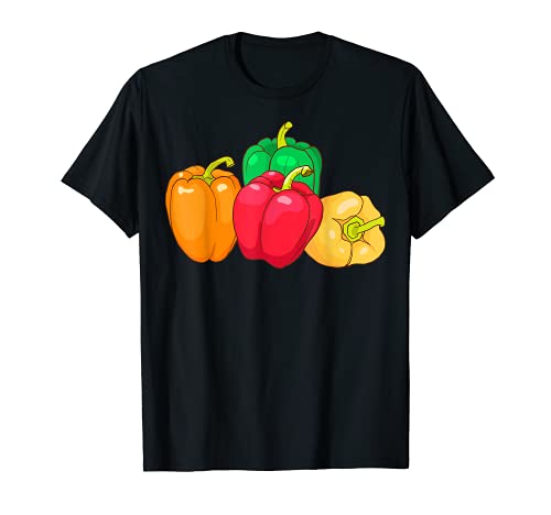 Pimiento morrón Vegetales Vegano Vegetariano Camiseta