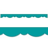 Creative Teaching Press Teal Stylish Scallops Border, CTP 8570
