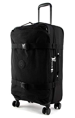 Kipling Spontaneous M, Maleta Mediana de 4 Ruedas 360° con Correas Elásticas, Candado TSA, 66 cm, …