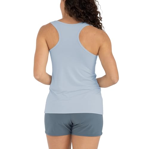 Free Fly Women's Motion Racerback Tank - Moisture Wicking Bamboo Viscose Breathable Active Tank with Sun Protection UPF 50+2