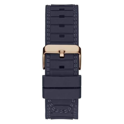Image of Guess Round 44mm Navy Dial Analog Men Watch - GW0487G4