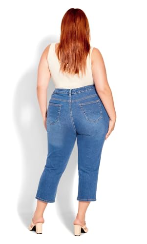 EVANS Women's Denim Love Crops4