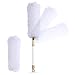 Feather Duster, 29"-36" Extendable Microfiber Duster with Pivoting Handle for Cars, Ceiling Fans, Furniture, Blinds, Delicate Surfaces - Washable, Lightweight - Include One Extra Duster Refill