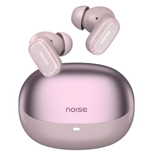 Image of Noise Buds Connect 3 Truly Wireless Earbuds with 40H of Playtime, Quad Mic with ENC, Low Latency, 10mm Driver, BT V5.4(Dusty Rose)
