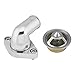 Fits Chevy 90 Degree Pivoting Alum Water Neck & 180 Deg Thermostat