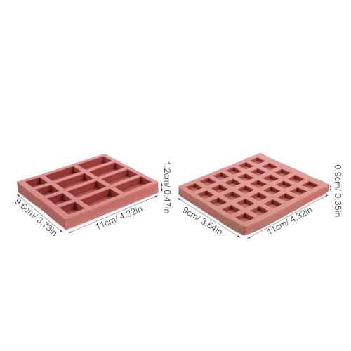 Moule à brique miniature silicone pour projets de jardinage et décors miniatures DIY - 3