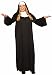Forum Novelties Women's Adult Nun Costume, Black/White, Plus