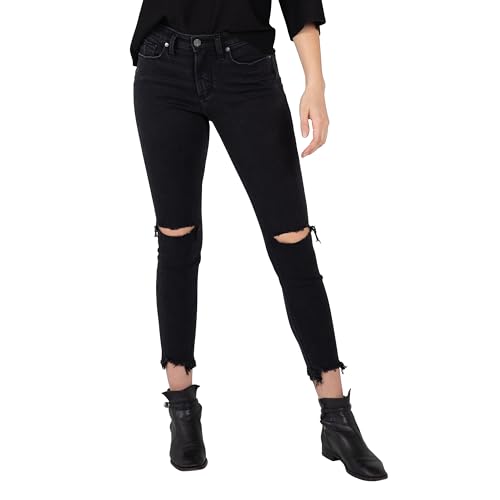 Silver Jeans Co. Women's Most Wanted Mid Rise Skinny Fit Jeans