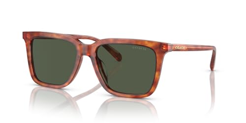 Image of Coach mens Hc8385u Universal Fit Square Sunglasses