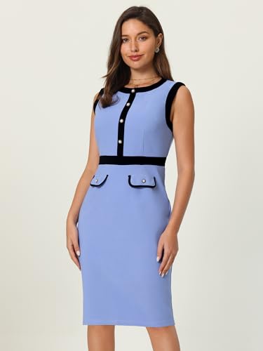 Women's Work Dresses 2025 Career Professional Sheath Dress2